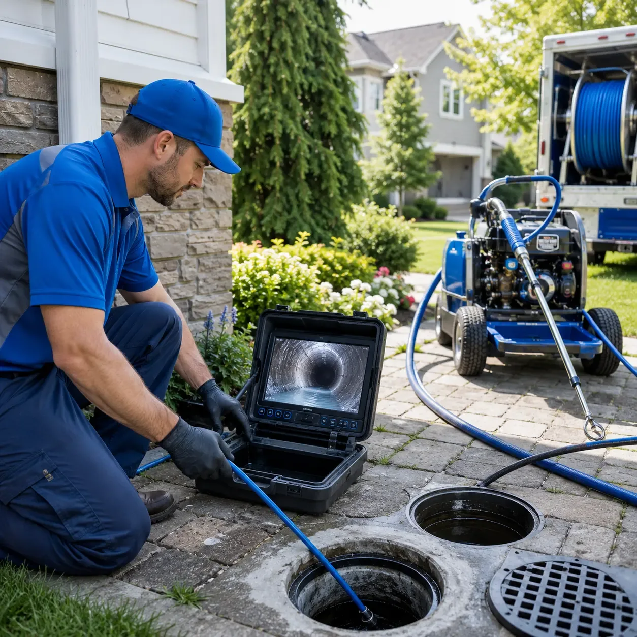 Outdoor drain cleaning professionals serving Waterloo, IL