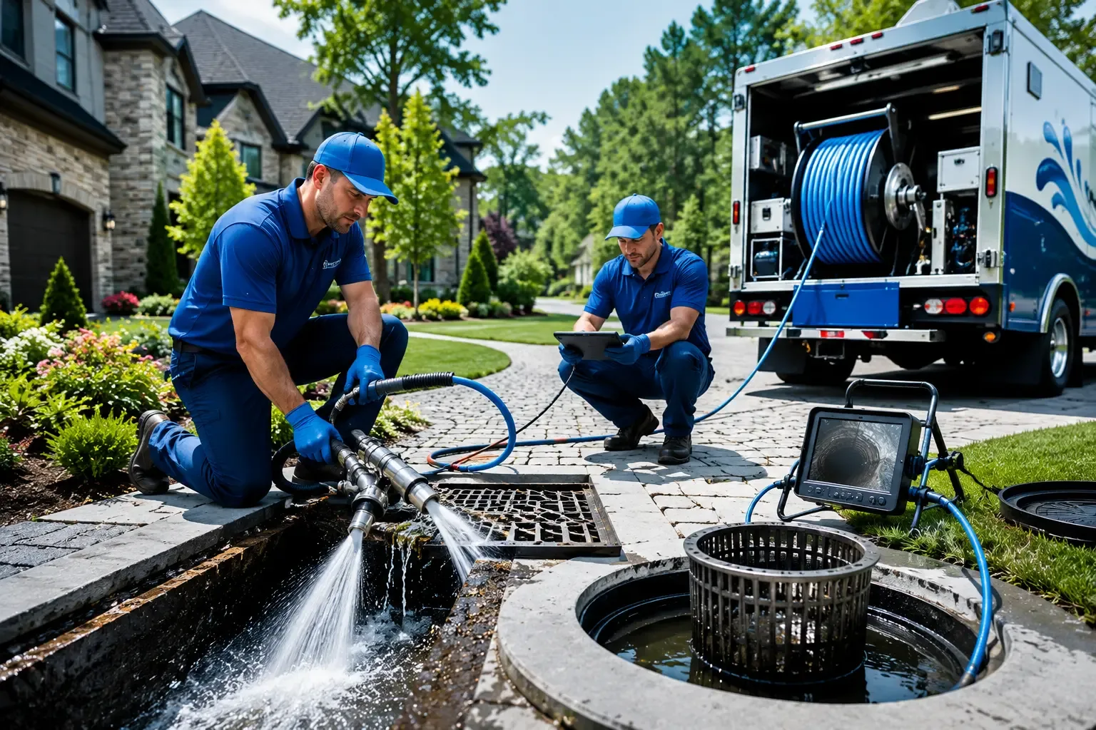 Local outdoor drain cleaning professionals in Waterloo, IL