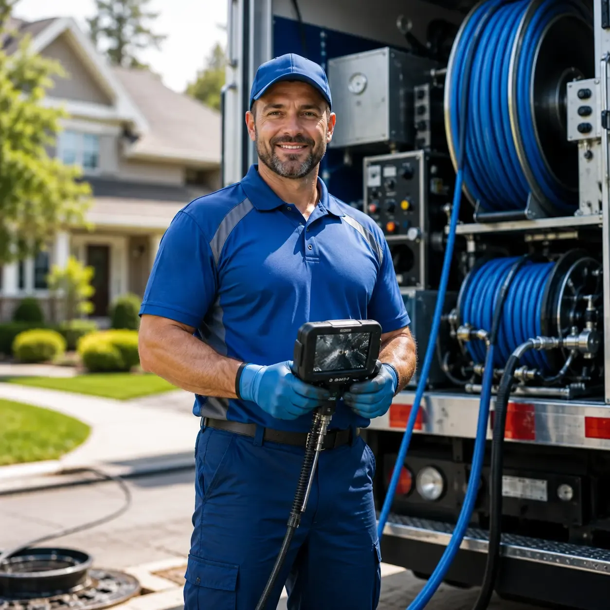 Local outdoor drain cleaning specialists in Waterloo, IL